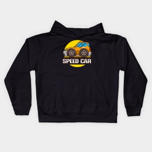 Joyful Car Cartoon Kids Hoodie